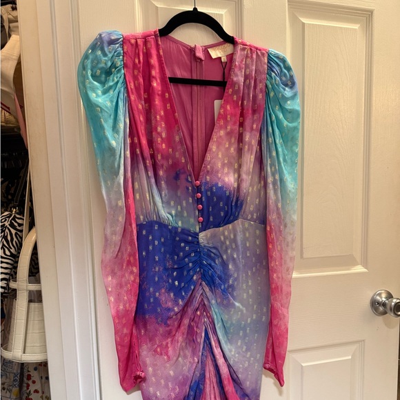 NWT Rococo Sand Cloud Ruched Midi Dress - Picture 5 of 13